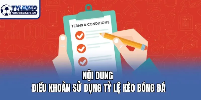 Nội dung điều khoản sử dụng Tỷ lệ kèo bóng đá