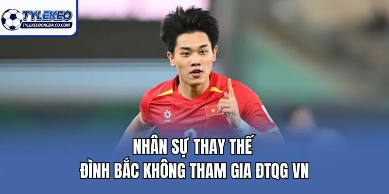 Nhân sự thay thế Đình Bắc không tham gia ĐTQG VN